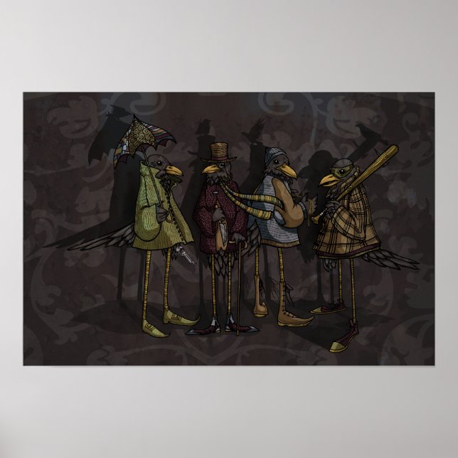 Ein Mord an Krähen Poster (Vorne)