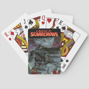 Ein Mord an Scarecrows, die Karten spielen Spielkarten