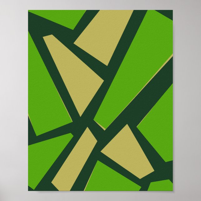 Ein Mosaik strukturierten Chaos Poster (Vorne)