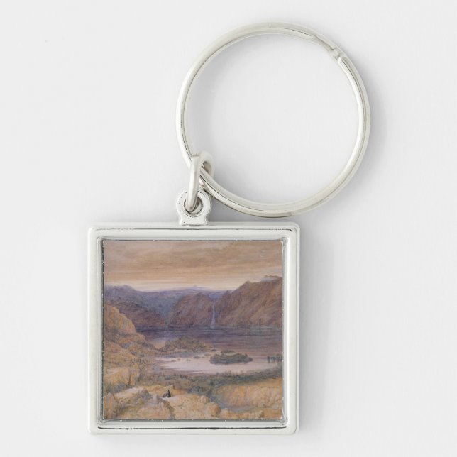 Ein mountainsee, Norwegen, c.1827 Schlüsselanhänger (Vorne)