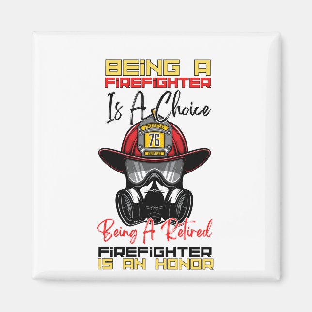Ein müder Feuerwehrmann zu sein ist eine Ehre Magnet (Vorne)