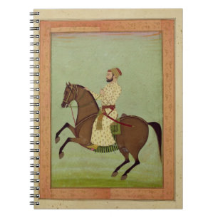 Ein Mughal Adliger zu Pferd, c.1790, vom Larg Notizblock