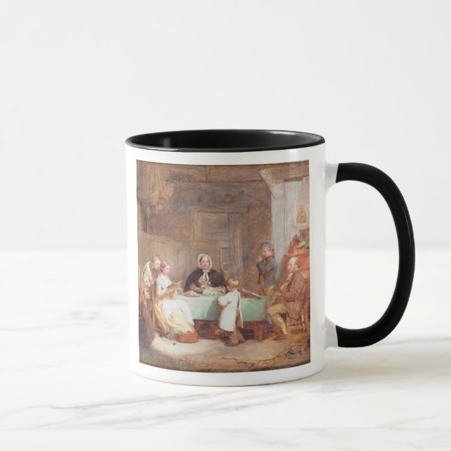 Ein musikalischer Abend (Öl auf Leinwand) 2 Tasse (Rechts)