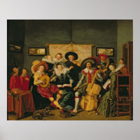 Ein musikalisches Party, c.1625