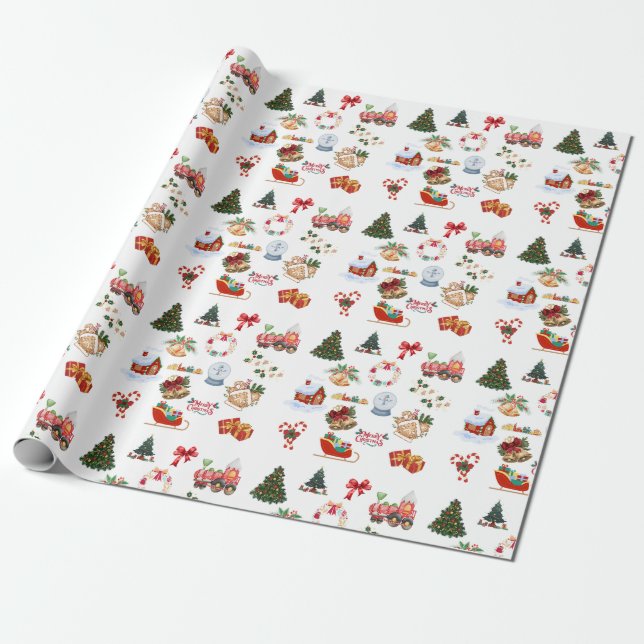 Ein Muss für ein frohes Weihnachtsfest Geschenkpapier (Ungerollt)