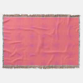 Ein Muster in weichem Rosa und Lila Decke