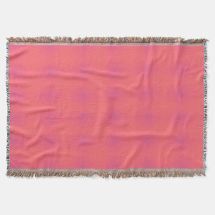 Ein Muster in weichem Rosa und Lila Decke