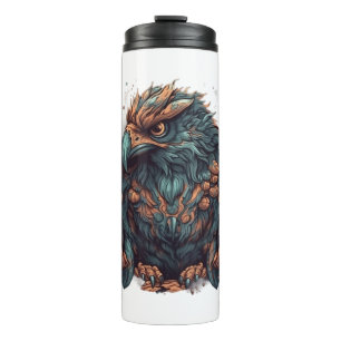 Ein mystischer Adler Thermosbecher