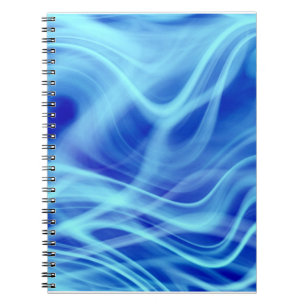 Ein mystischer blauer Nebel  Notizblock