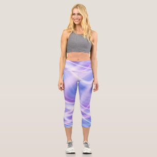 Ein mystischer Pastellnebel Capri Leggings