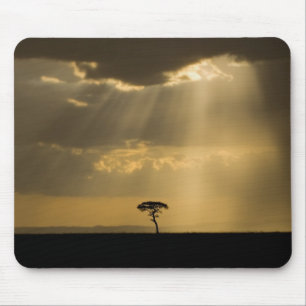Ein mystischer Sonnenuntergang bei der Rückkehr in Mousepad