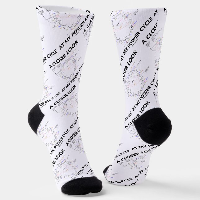 Ein Näherer Blick auf meinen Power Krebs Cycle Socken (Gewinkelt)