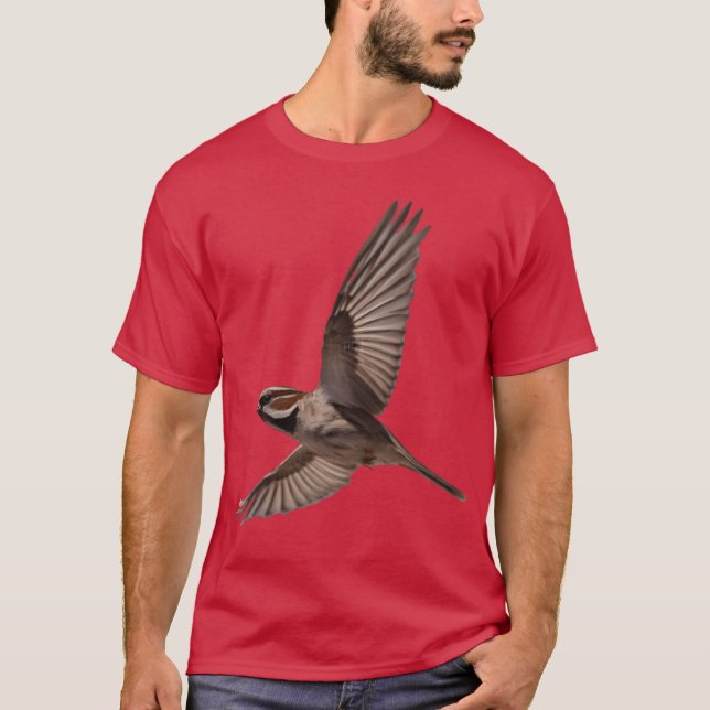 Ein nahes Foto eines niedlichen Spattierschwanzvin T-Shirt (Vorderseite)