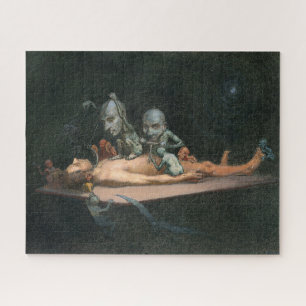 Ein Nahtoderlebnis eines Mannes und gotische Geist