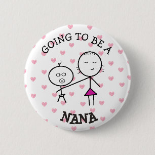 Ein Nana-Ankündigungsschalter Button