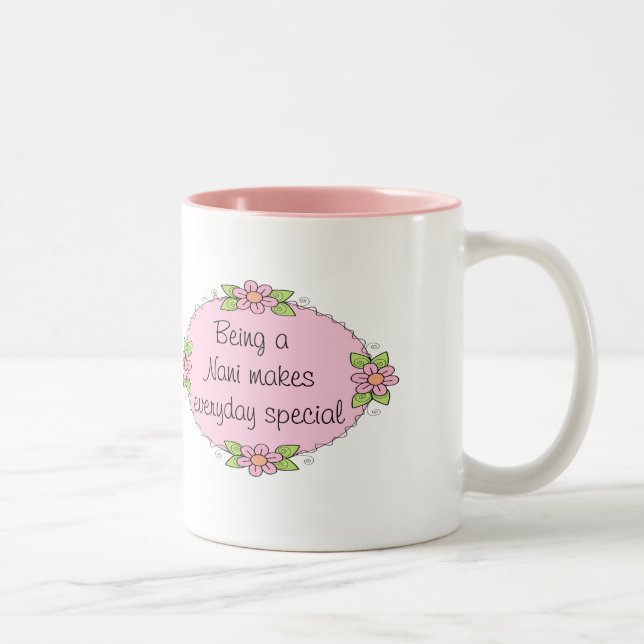 Ein Nani macht Alltagssonderaktion Zweifarbige Tasse (Rechts)