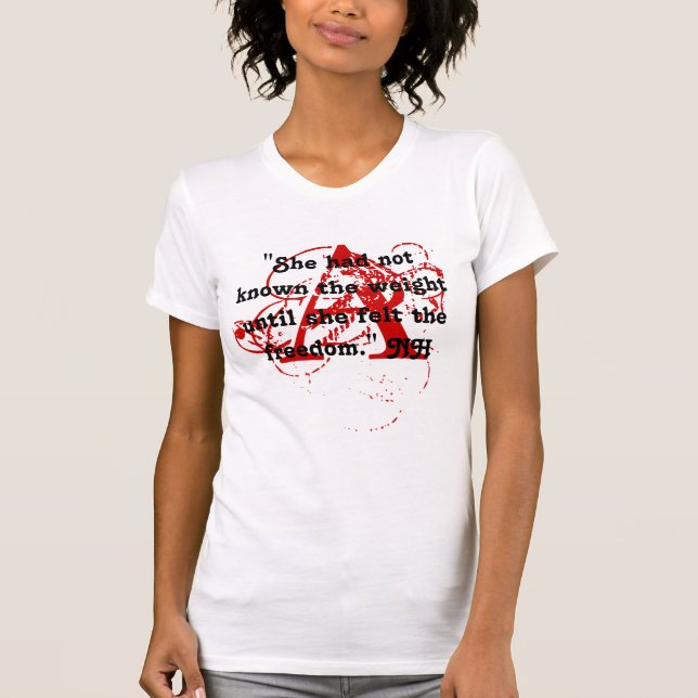 Ein Nathaniel Hawthorne Fans ROTES T-Shirt (Vorderseite)