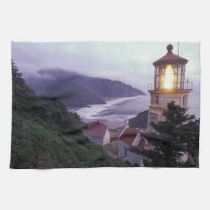 Ein nebliger Tag an der Oregon-Küste bei Heceta Geschirrtuch