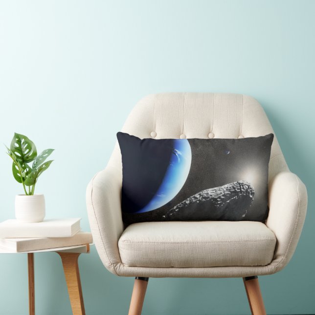 Ein Neptun ist ein winziges Mondlager. Lendenkissen (Stuhl )