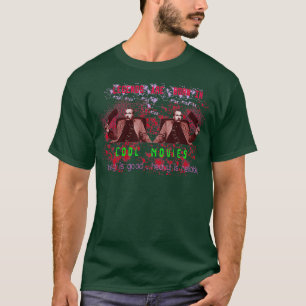 Ein netter Herr mit einem Hutschloss T-Shirt