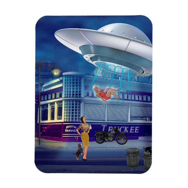 Ein neuer Flugbegleiter Magnet (Vertikal)