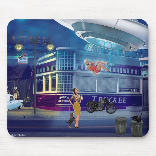 Ein neuer Flugbegleiter Mousepad (Vorne)