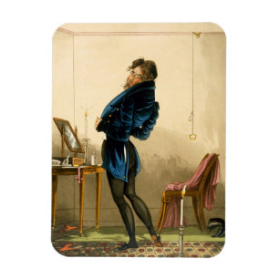 Ein neuer Mantel (Farbelitho) Magnet