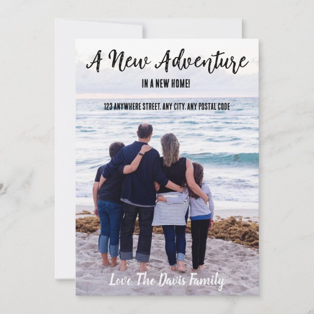 Ein neues Abenteuer! Ankündigung (Vorderseite)