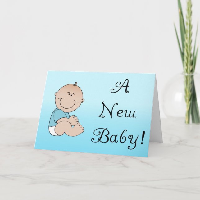 Ein neues Baby! Ankündigung (Vorderseite)