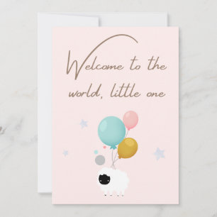 Ein neues Baby begrüßen Dankeskarte
