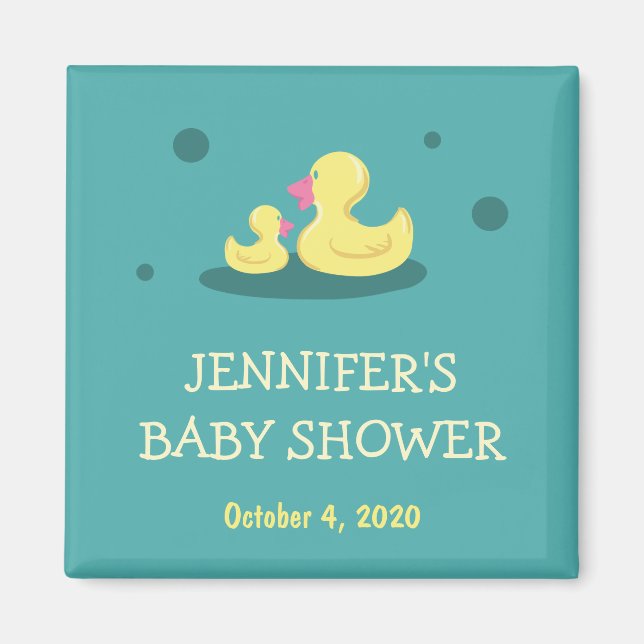 Ein neues Baby für Liebe Duck Baby Duck Dusche Magnet (Vorne)