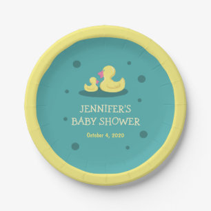 Ein neues Baby für Liebe Duck Baby Duck Dusche Pappteller