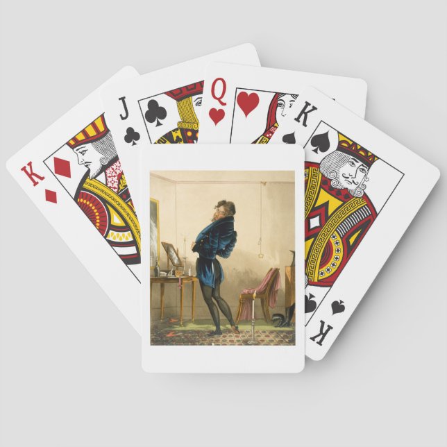 Ein neues Coat (farbiges Litho) Spielkarten (Rückseite)