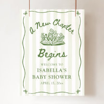 Ein neues Kapitel beginnt Baby Shower Willkommenss