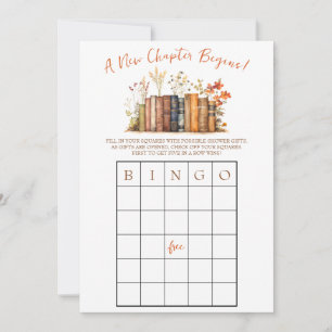 Ein neues Kapitel beginnt! Brautparty BINGO-Spiel Einladung