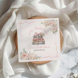 Ein neues Kapitel beginnt das Brautparty Serviette