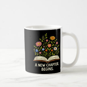 Ein neues Kapitel beginnt, das die Bibliothek der Kaffeetasse