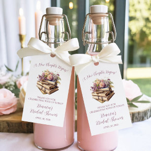 Ein neues Kapitel beginnt! Frühlingsfloral-Brautpa Geschenkanhänger