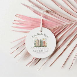 Ein neues Kapitel beginnt! Gastgeschenk für die Br Geschenkanhänger