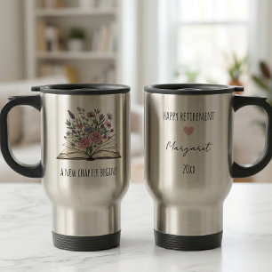Ein neues Kapitel beginnt – Individuelle Blumenges Reisebecher