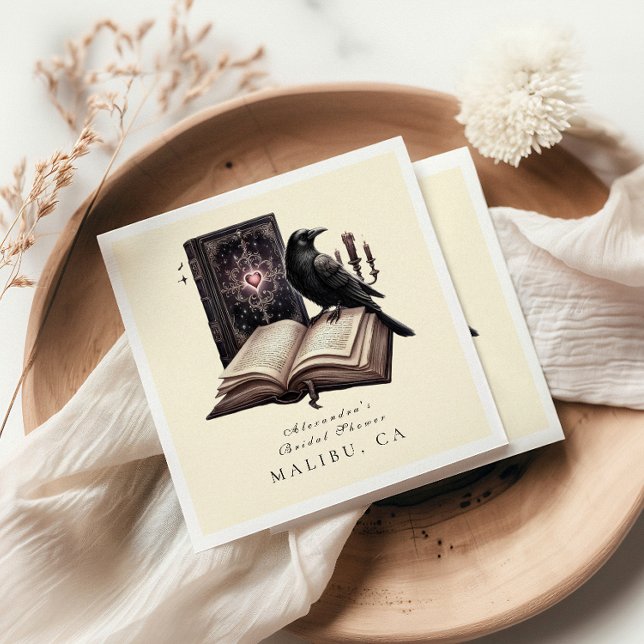 Ein neues Kapitel beginnt mit dem dunkelraven Brau Serviette (Von Creator hochgeladen)