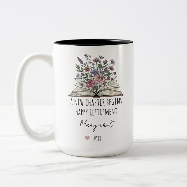 Ein neues Kapitel beginnt mit der benutzerdefinier Zweifarbige Tasse (Links)