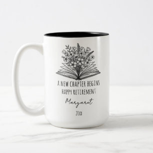 Ein neues Kapitel beginnt mit der benutzerdefinier Zweifarbige Tasse