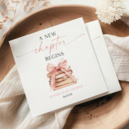 Ein neues Kapitel beginnt mit der Pink Bow Books B Serviette