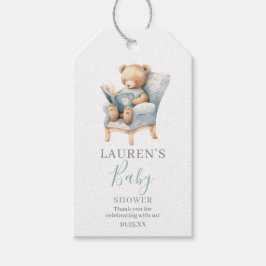 Ein neues Kapitel Begins Baby Shower Boy Geschenka Geschenkanhänger