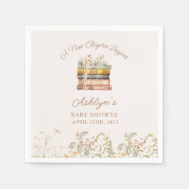 Ein neues Kapitel fängt das Baby-Duschpapier Napki Serviette