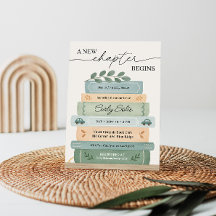Ein neues Kapitel fängt Storybook Babydusche an
