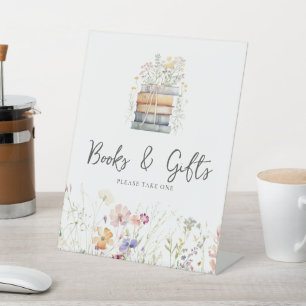 Ein neues Kapitel fängt Wildblume Bücher und Gesch Sockelschild