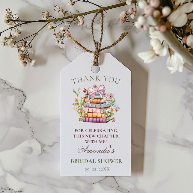 Ein neues Kapitel Geschichte Buch Brautparty Viele Geschenkanhänger (Von Creator hochgeladen)