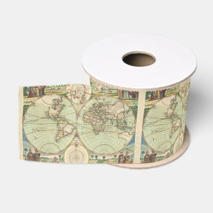 Ein neues mapp der Welt - Atlas Ripsband
